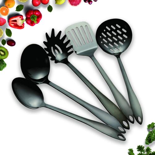 Berglander KT108 Black Stainless steel kitchen utensils set