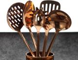 Rose Gold 5 Nonstick Cooking Utensils Set