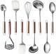 9 Pieces Kitchen Gadgets Cookware Set (Rose Gold Handle)