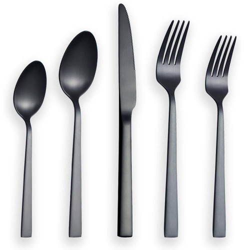 Berglander 160 Matte Polishing Black Flatware Set Jean dubost offers a vast choice of types of flatware and serving knives, forks and spoons. usd