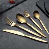 30 pieces Golden Cover Cutlery Set service for 6