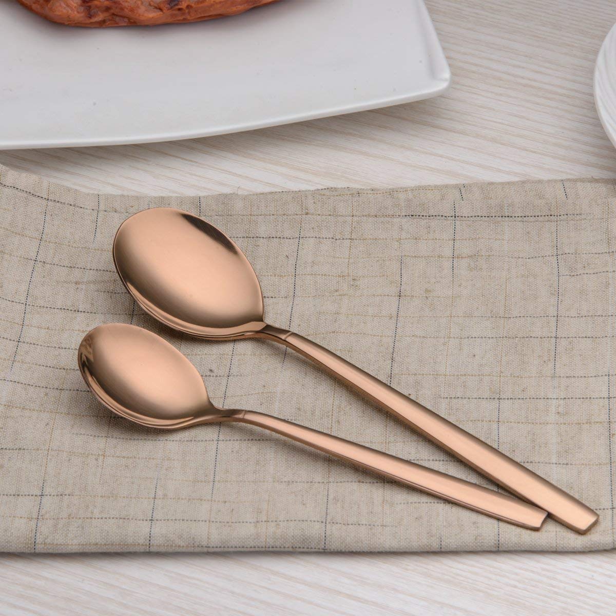 Set Di Posate Colorate Berglander 30 Pezzi | Acciaio Inox Con Finitura Titanio, Servizio Per 6 Persone, Multicolor