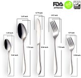 30 Pieces Silverware Set Service for 6