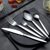 30 Pieces Silver Cutlery Set,  Service Set for 6