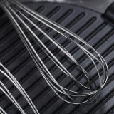 3 Pack Rose Gold Handle Whisks Stainless Steel 8 +10 +12 Inches , Wire Whisk Set Kitchen whisks(RH)