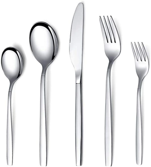 30 Pieces Stainless Steel Cutlery Set, Service for 6