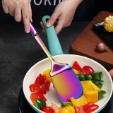 Colorful Spatulas With Titanium Plating, Cooking Spatula