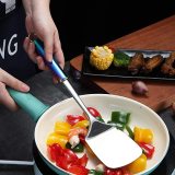Colorful Handle Kitchen Spatulas With Titanium Plating(Rainbow Handle)