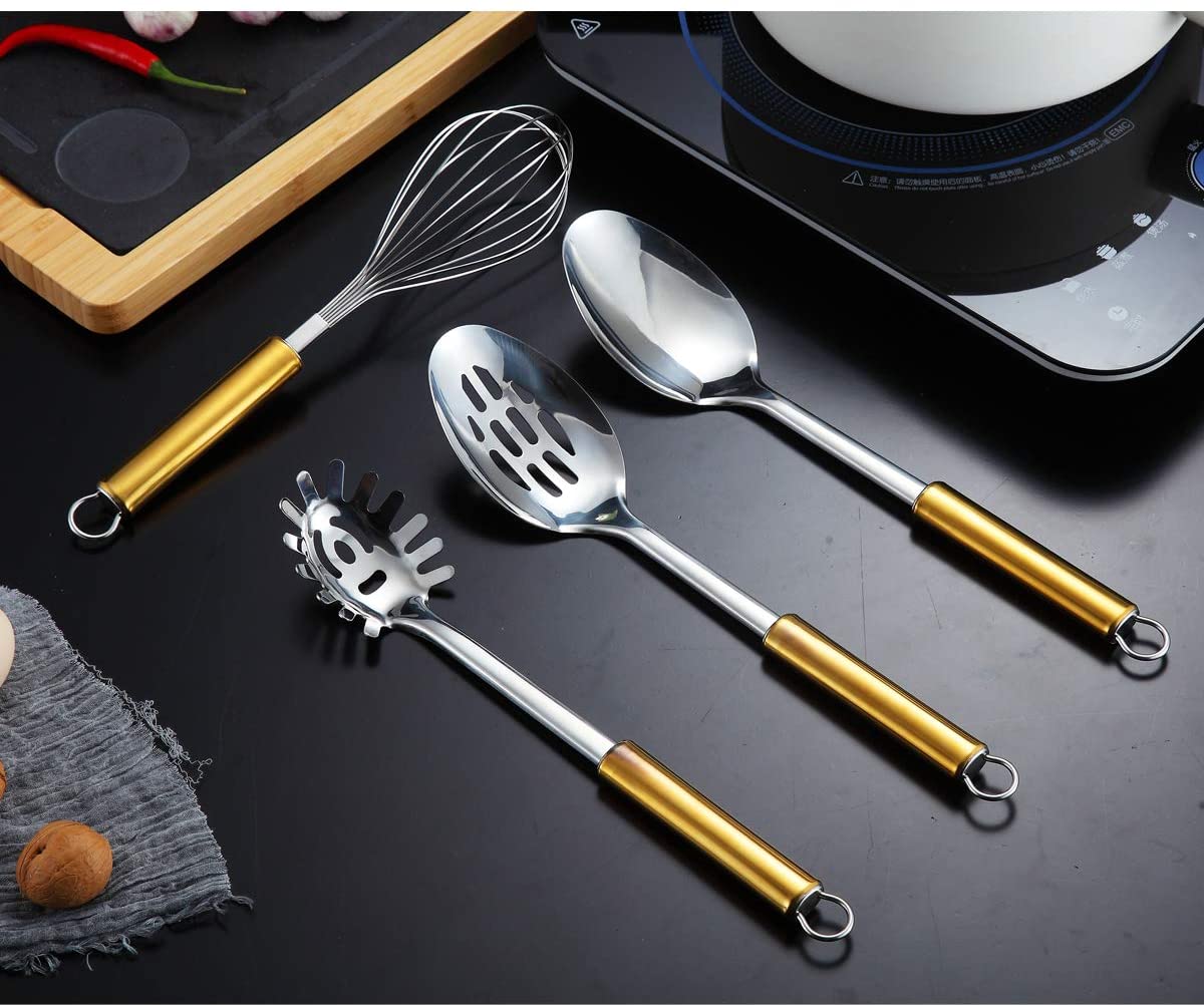 Berglander berglander gold cooking utensils set, stainless steel