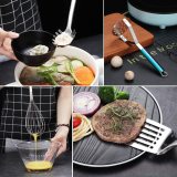 IQIQI  12 Pieces Cooking Utensils Set With Rainbow Handle