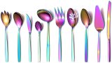 10 Pieces Rainbow Cutlery Serving Set