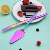 Rainbow Cake Pie Pastry Servers