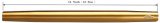 Gold Rolling Pin, 16.7 Inches Stainless Steel Matte Finish