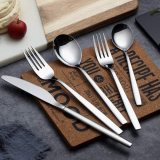 Silver 40-Piece Stainless Steel Flatware Set, Service for 8