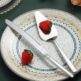 Silver Wedding Cake Pie Pastry Servers Cake Knife for Party