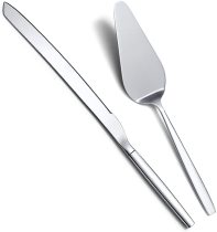 Silver Wedding Cake Pie Pastry Servers Cake Knife for Party