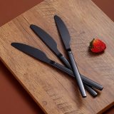 Dinner Knives Set Of 4, Stainless Steel Shiny Mirror Dinner Knife