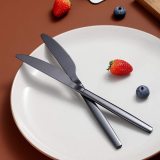 Dinner Knives Set Of 4, Stainless Steel Shiny Mirror Dinner Knife