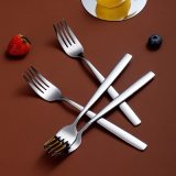 Berglander Dinner Forks of 12, Stainless Steel Modern Fork Set