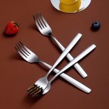 Dinner Forks Set of 12, Stainless Steel Shiny Mirror Fork Set