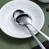 Berglander Dinner Spoon of 6, Stainless Steel Soup Spoons Silverware