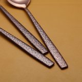 Berglander Dinner Spoon Set Of 4 With Moon Surface Handle And Shiny Mouth