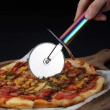 Pizza Wheel Stainless Steel Pizza Cutter, Super Sharp Pizza Slicer