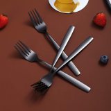Berglander Dinner Forks of 4, Stainless Steel Modern Fork Set