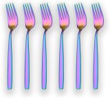 Tea Fork, Stainless Steel Cake Fork Dessert Fork Pack of 6