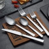40 Piece Matte Cutlery Set, Stainless Steel Flatware Set, Service For 8