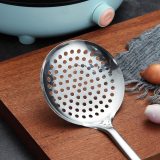 Gold Skimmer, Metal Gold Plating, KitchenTool Skimmers For Non-Stick Cookware