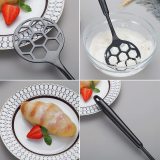Stainless Steel Cooking Whisk, Sturdy Kitchen Dough Whisk