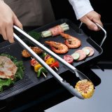 BBQ Tongs For Cooking,Tongs For Cooking With Silicone Tips, Serving Tongs Pack