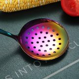 Gold Skimmer, Metal Gold Plating, Kitchen Cooking Skimmers For Non-Stick Cookware