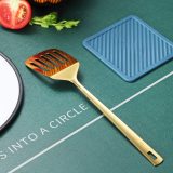 High Quality Kitchen Spatulas, Barbeque Slotted Turner(Gold)
