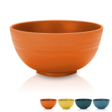 Cereal Bowls 4 Pieces, Reusable Light Weight Bowl For Rice Noodle Soup Snack Salad Fruit BPA Free