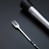 Stainless Steel Cocktail Muddler and Mixing Spoon Home Bar Tool Set - Create Delicious Mojitos and Other Fruit Based Drinks