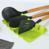 Silicone Spoon Rest, Kitchen Utensil Rest Cooking Spoon Holder