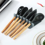 Silicone Spoon Rest, Kitchen Utensil Rest Cooking Spoon Holder