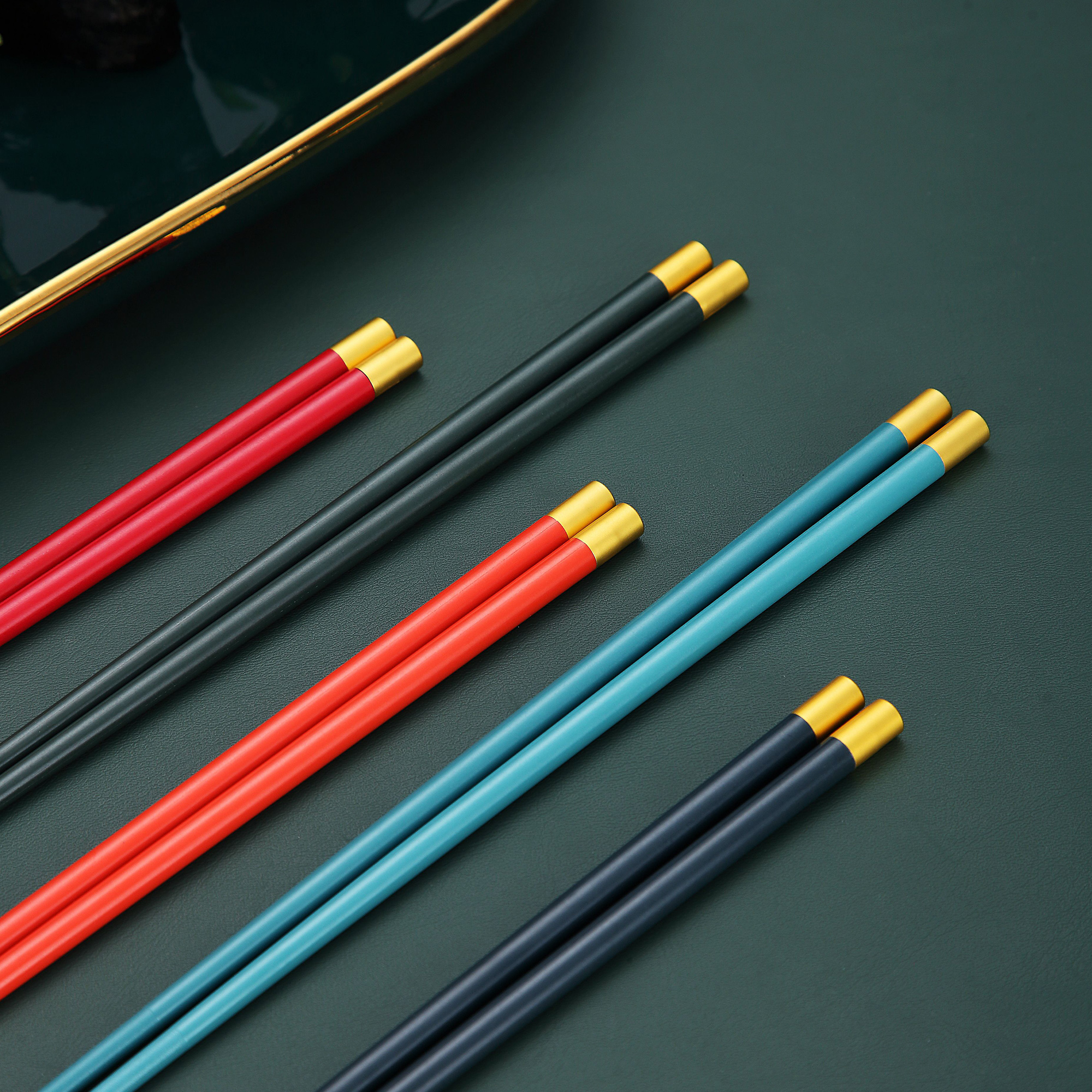 US 8.98 10 Pairs Fiberglass Chopsticks Reusable Chopsticks