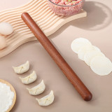 Wood French Rolling Pin, Wooden Dough Roller for Baking, Non-Stick(15.75 Inches)