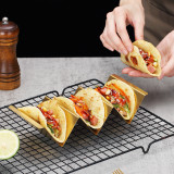 Taco Holders 4 Packs Stainless Steel Taco Stand Rack With Handles