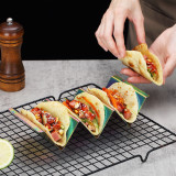 Taco Holders 4 Packs Stainless Steel Taco Stand Rack With Handles