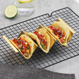 Taco Holders 4 Packs Stainless Steel Taco Stand Rack With Handles
