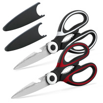 HOMQUEN Kitchen Shears Heavy Duty Stainless Steel Multi-function Poultry Shears Set of 2