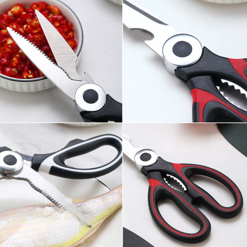 Kitchen Scissors Set (Pack of 2),Premium Stainless Steel Heavy Duty Kitchen  Shears and Multifunctional Ultra-Sharp Shears for Chicken, Poultry, Fish