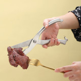 Kitchen Scissors, Heavy Duty Stainless Steel Poultry Shears For for bones, chicken, seafood, meat, vegetables.