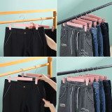 Pants Hangers 5 pieces with Non-Slip Big Clips and 360 Swivel Hook