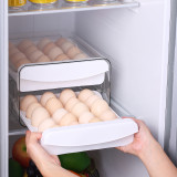Refrigerator Plastic Egg Rack,Transparent Refrigerator Organizer With Lid
