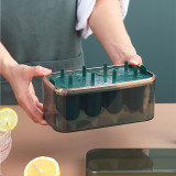 Plastic Popsicle Tray with Ice Storage Bin and Lid, with 8 Popsicle Makers
